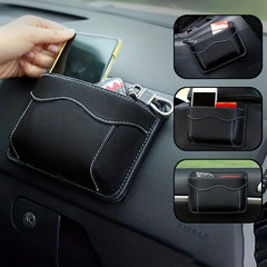 Car Storage Bag Adhesive Mobile Phone Storage Box Seat Dashboard