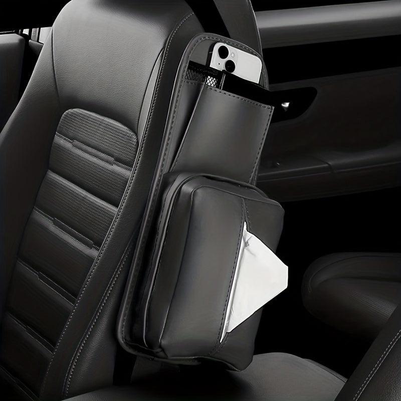 High Seat Side Storage Bag Car Tissue Box Car Interior Decoration