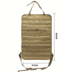 Car Seat Back Storage Rack MOLLE Tactical Storage Bag