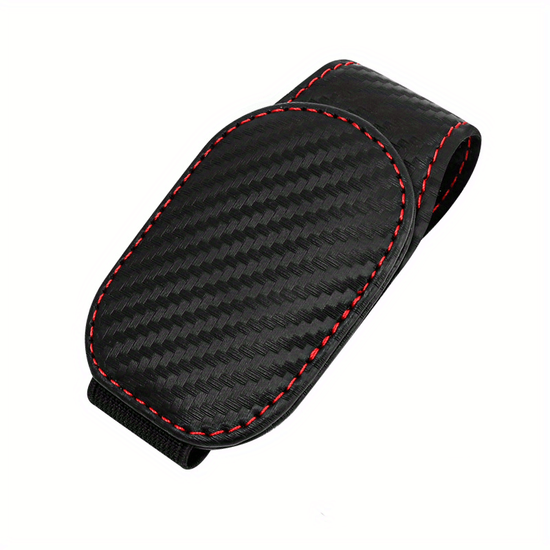 Magnetic Leather Glasses Holder Clip
