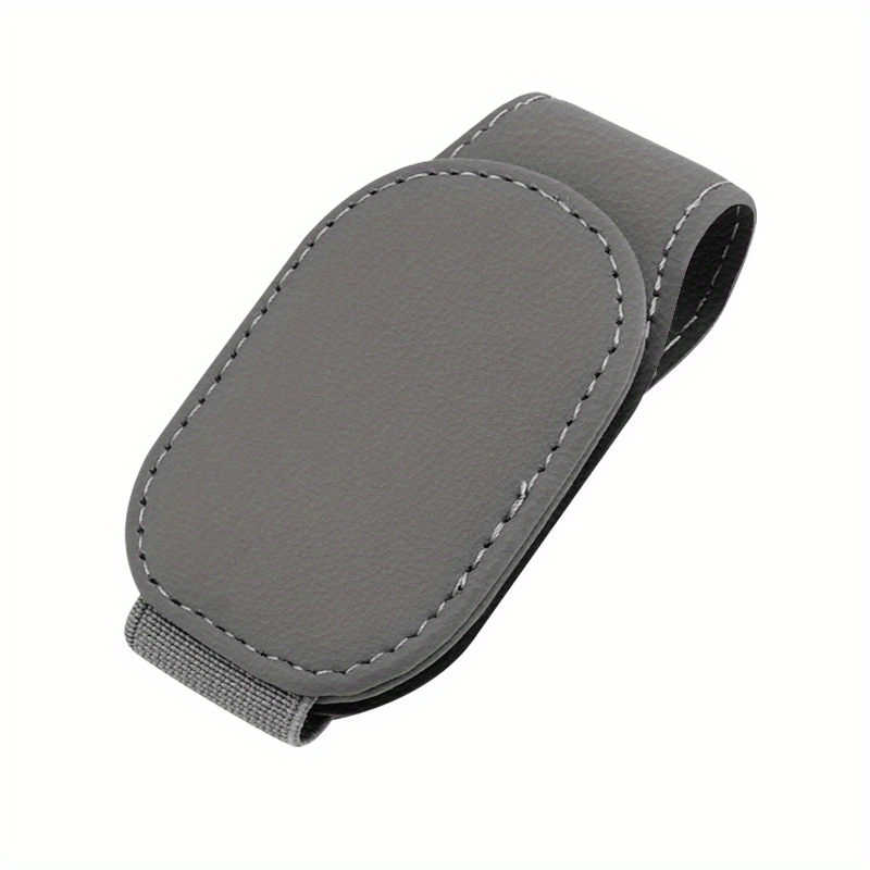 Magnetic Leather Glasses Holder Clip