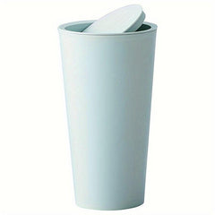 Car Garbage Bin Flip Cover Car Door with Cup Holder Storage