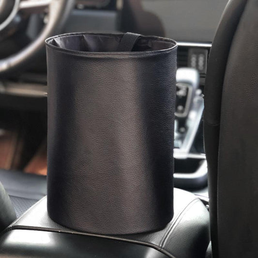 Car Garbage Bag Holder Hanging Storage Bag Waterproof Trash Can