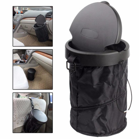 Mini Auto Car Vehicle Trash Rubbish Can Garbage Dust Case Holder Box Bin