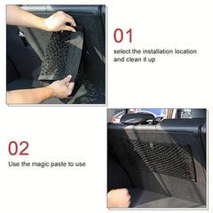 Car Trunk Mesh Bag Elastic Net Storage Organizer Pocket Accessories