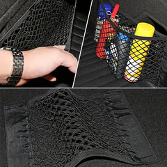 Car Trunk Mesh Bag Elastic Net Storage Organizer Pocket Accessories