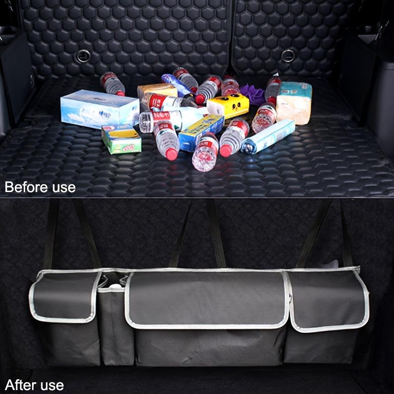 Car Trunk Storage Bag Hanging Organizer Foldable Oxford Cloth