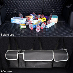 Car Trunk Storage Bag Hanging Organizer Foldable Oxford Cloth