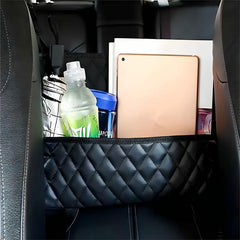 1pc Car Purse Holder - PU Leather Car Seat Storage Bag
