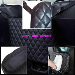 1pc Car Purse Holder - PU Leather Car Seat Storage Bag