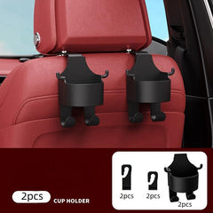 Car Cup Holder Seat Backrest Hook Storage Basket Mobile Phone Holder