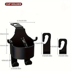 Car Cup Holder Seat Backrest Hook Storage Basket Mobile Phone Holder