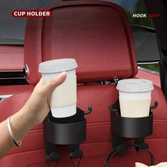 Car Cup Holder Seat Backrest Hook Storage Basket Mobile Phone Holder