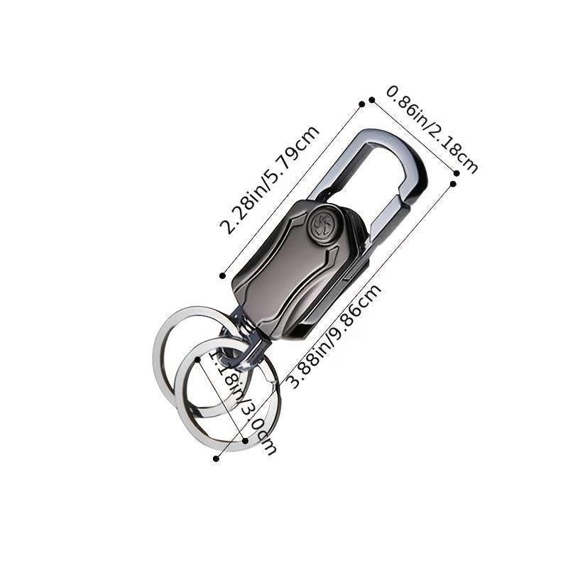 Men's Business Style Spinner Keychain Key Ring