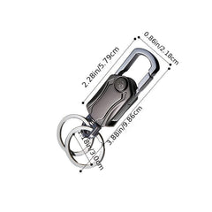 Men's Business Style Spinner Keychain Key Ring