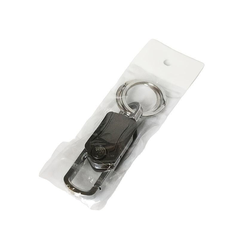 Men's Business Style Spinner Keychain Key Ring