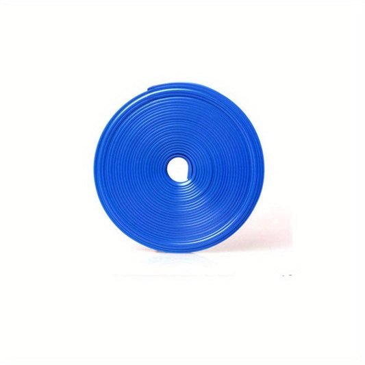 8M Car Bumper Decorative Strip Red Wheel Hub Ring Moulding Trim Edge Protective
