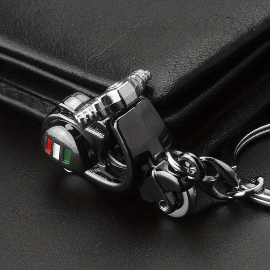 Mini Motocycle Car Key Holder With Key Ring Metal 3D Motocyle Model Key Chains