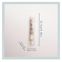 Daisy Flower Wrist Key Chain + Hand Woven Key Ring