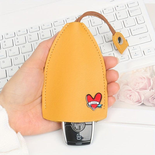 Faux Leather Key Bag Unisex Keychain Pouch Car Key Holder Case