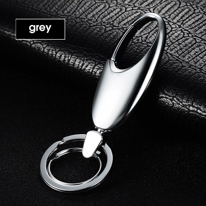 High-End Metal Car Key Chain Men's Waist Trailer Key Ring