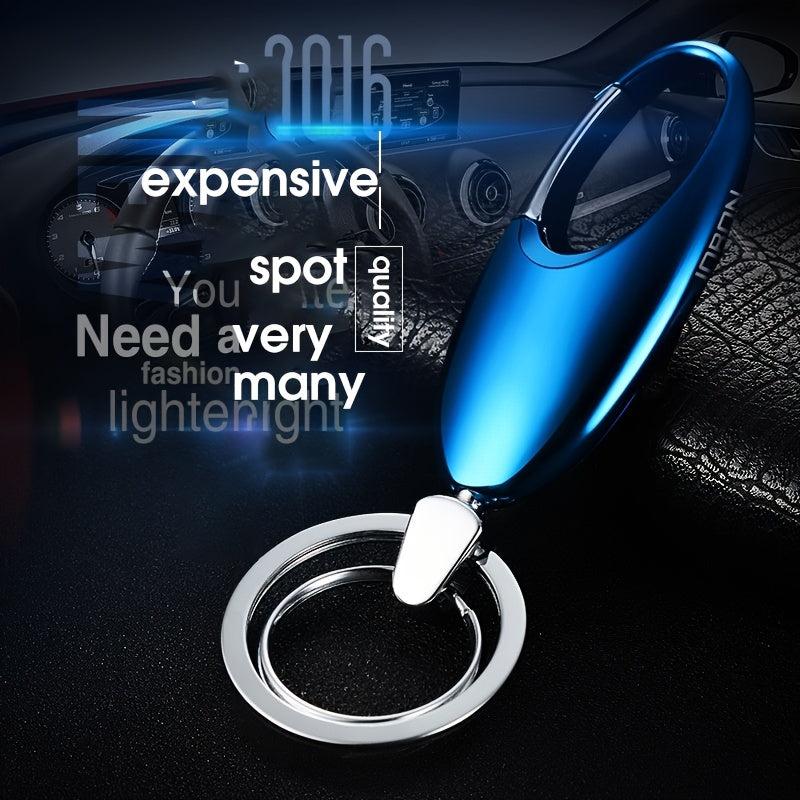 High-End Metal Car Key Chain Men's Waist Trailer Key Ring