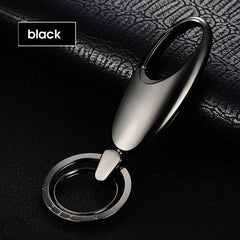 High-End Metal Car Key Chain Men's Waist Trailer Key Ring