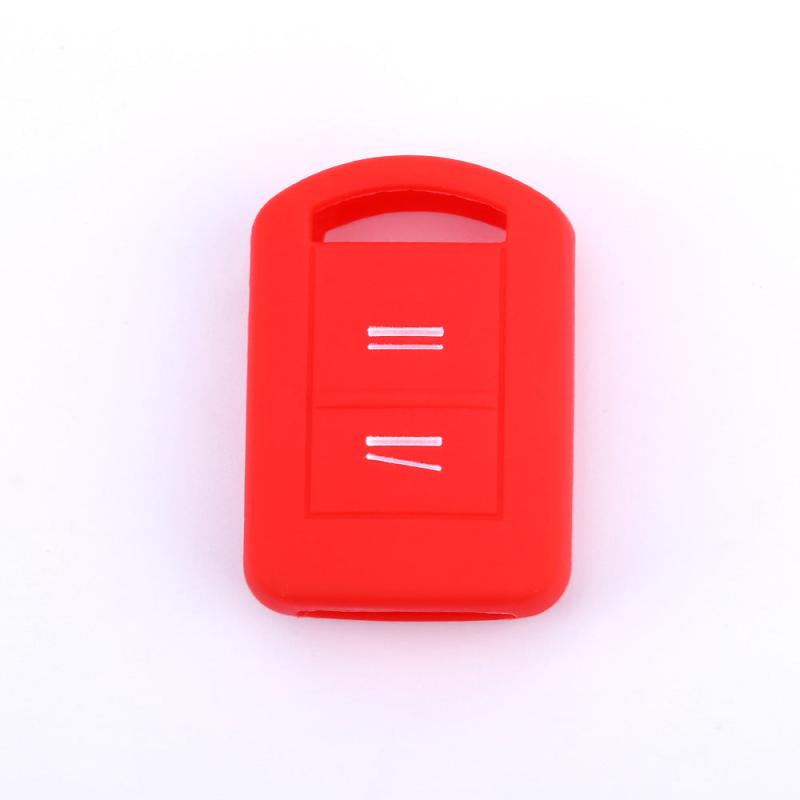 2 Buttons Silicone Car Key Cover for Vauxhall Opel