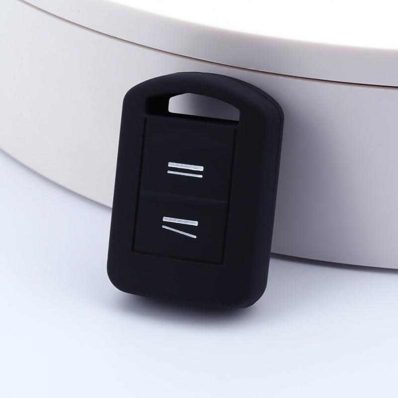 2 Buttons Silicone Car Key Cover for Vauxhall Opel