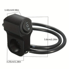 Motorcycle Handle Modified Headlight Switch LED Spotlight Power Off Switch