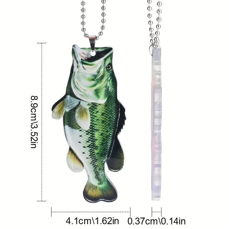 Colorful Fish Keychain and Bag Pendant for Car Interior