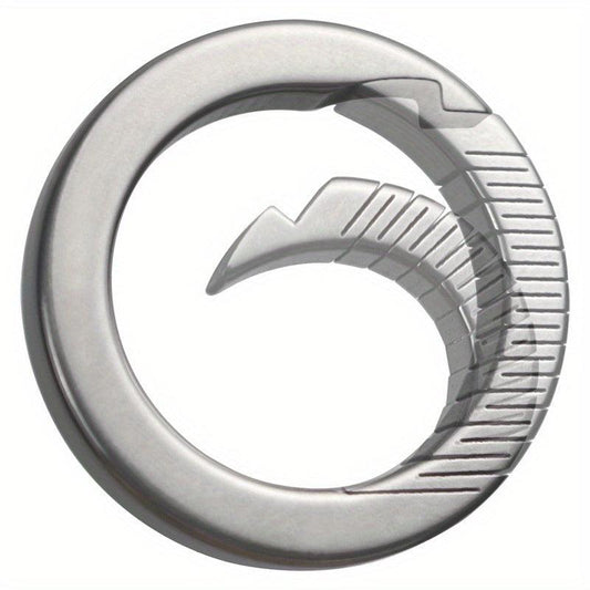 Titanium Alloy Keychain Car Key Ring Men Women Lock Spoon Buckle Pendant