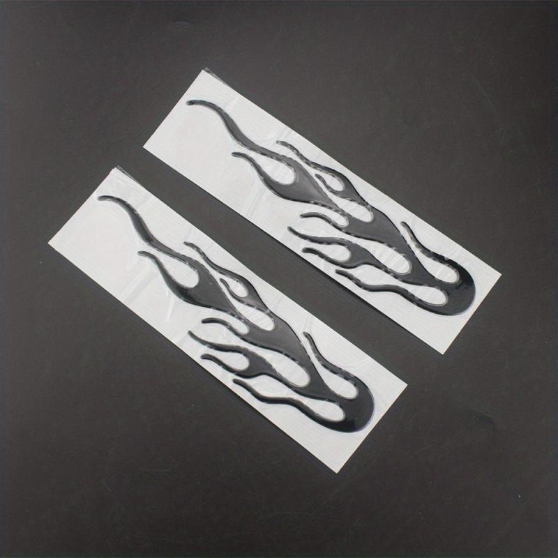 Universal 3D Flame Reflective Stickers for Car Motorcycle Scooter Chopper