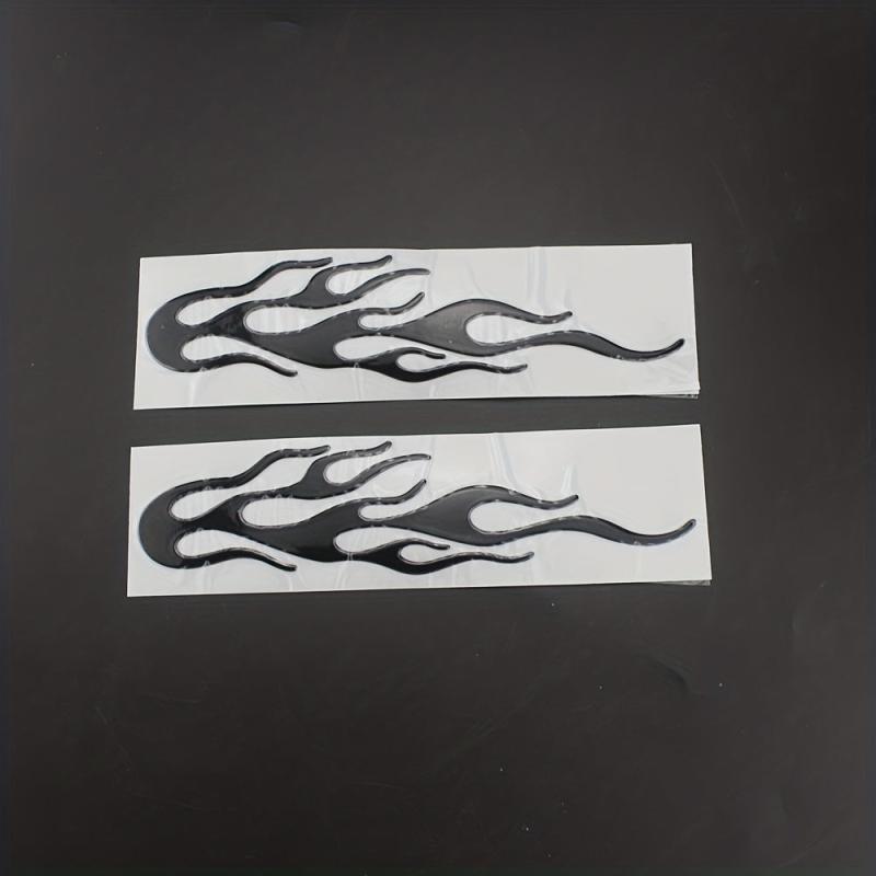 Universal 3D Flame Reflective Stickers for Car Motorcycle Scooter Chopper