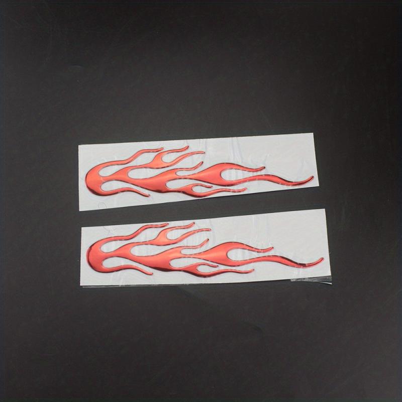 Universal 3D Flame Reflective Stickers for Car Motorcycle Scooter Chopper