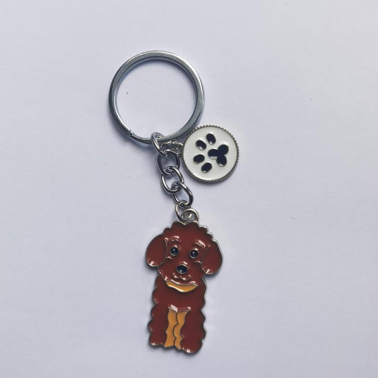Adorable Poodle Key Chain Dog Lover Gift