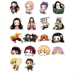50pcs Ghost Slayer Blade Anime Stickers for Laptop PC Mobile Phones