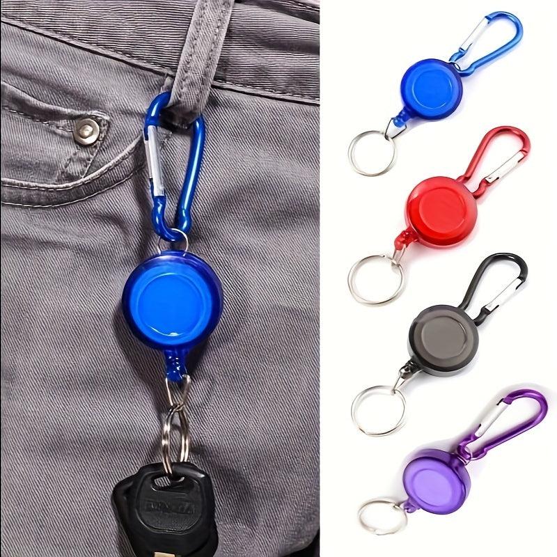 Telescopic Carabiner Stretch Plastic Buckle Fishing Gear