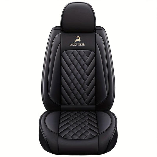 1pc Universal Car Seat Cover PU Leather Protect Cushion Auto Front Chairs