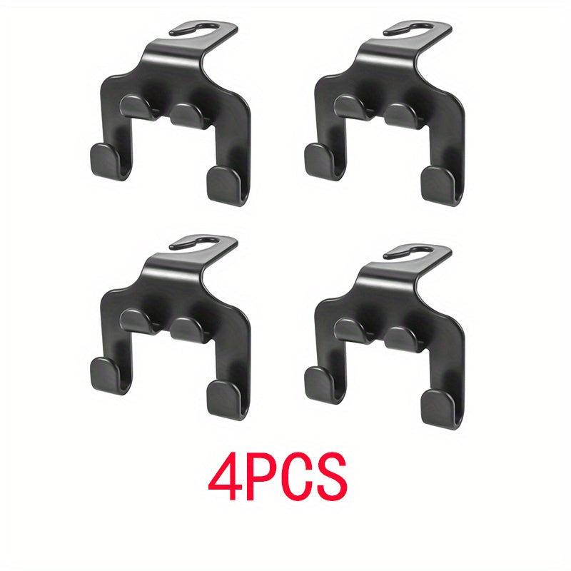 4 Pcs Auto Seat Headrest Hook Car Storage Hanger Organizer Holder