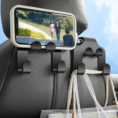 4 Pcs Auto Seat Headrest Hook Car Storage Hanger Organizer Holder