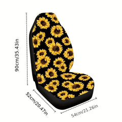 Sunflower Pattern Car Seat Cover u2013 Brighten Your Interior