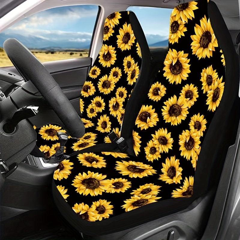 Sunflower Pattern Car Seat Cover u2013 Brighten Your Interior