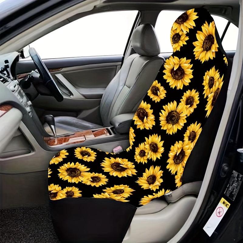 Sunflower Pattern Car Seat Cover u2013 Brighten Your Interior