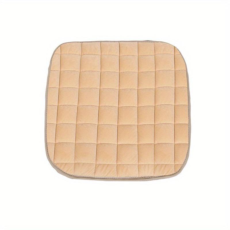 Plush Backless Car Seat Cushion Anti Skid Sofa Chair
