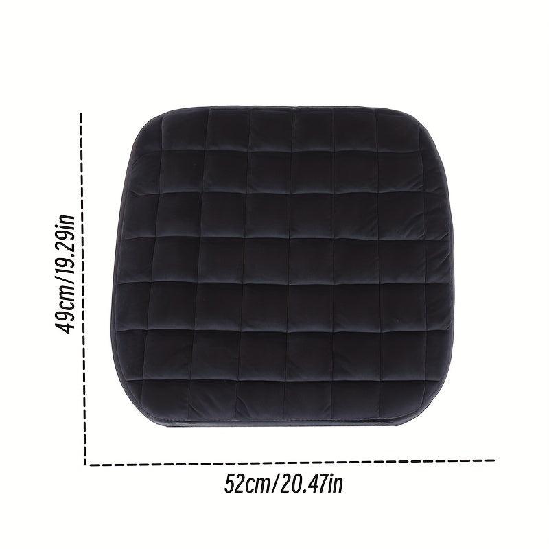 Plush Backless Car Seat Cushion Anti Skid Sofa Chair