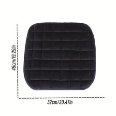 Plush Backless Car Seat Cushion Anti Skid Sofa Chair