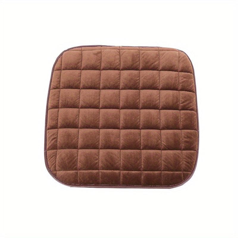 Plush Backless Car Seat Cushion Anti Skid Sofa Chair