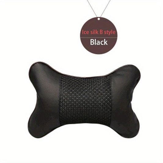 Car Ice Silk Headrest Neck Pillow Single Car Pillow