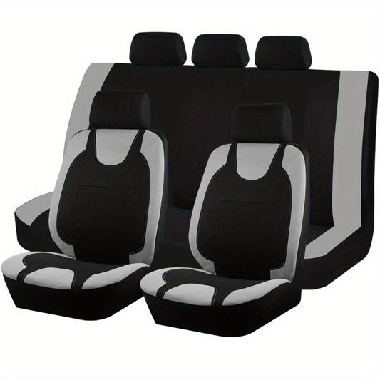 Soft Pink Car Seat Cover Set for Women, Airbag Compatible